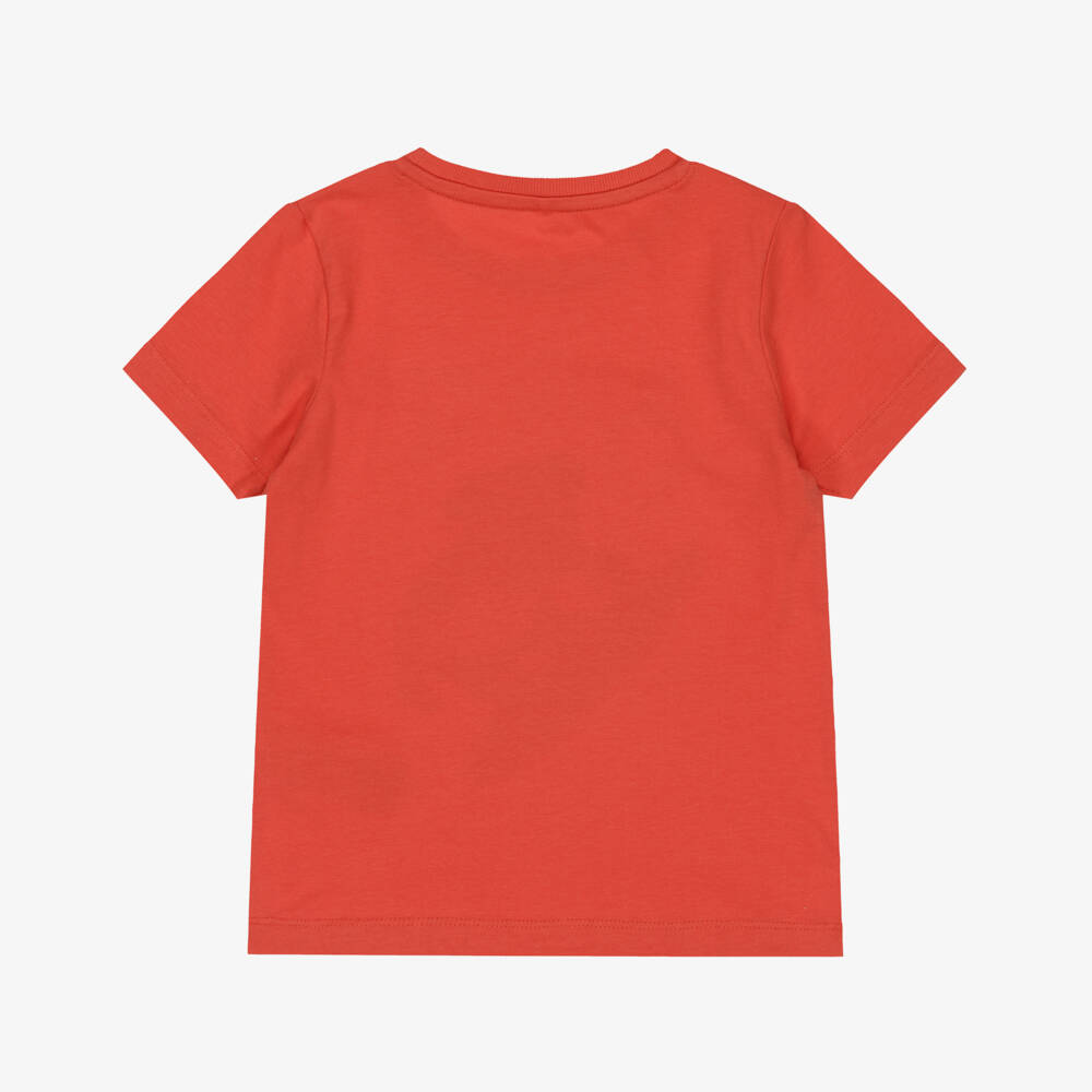 NAME IT-Boys Vibrant Red Surf Pup Tee | Childrensalon Outlet