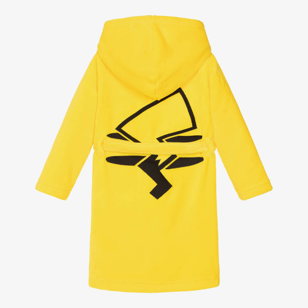 NAME IT-Boys Yellow Fleece Pikachu Dressing Gown | Childrensalon Outlet