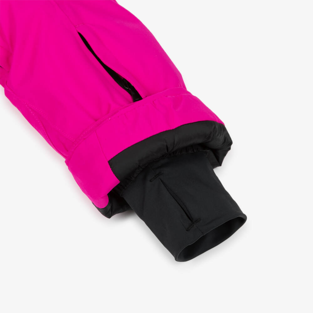 NAME IT-Bright Pink Technical Ski Jacket with Removable Hood | Childrensalon Outlet