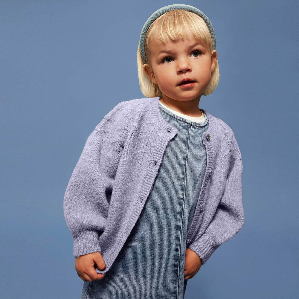 NAME IT-Girls Blue Denim Sleeveless Dress | Childrensalon Outlet