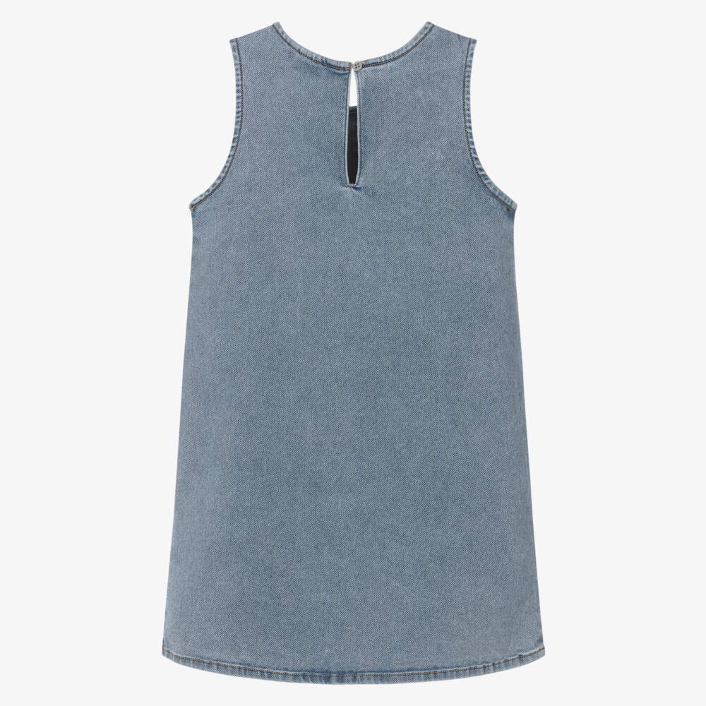 NAME IT-Girls Blue Denim Sleeveless Dress | Childrensalon Outlet