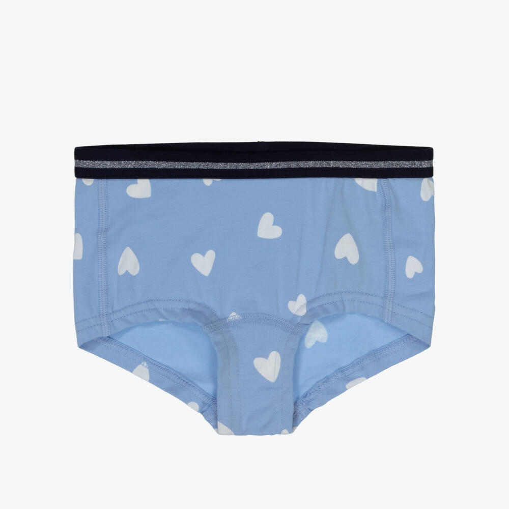 NAME IT-Girls Blue & Pink Cotton Knickers (2 Pack) | Childrensalon Outlet