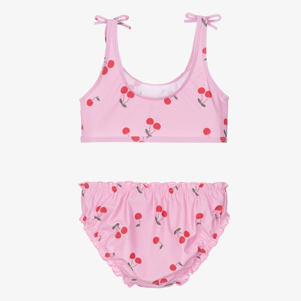 NAME IT-Girls Blush Cherry Patterned Swim Set | Childrensalon Outlet