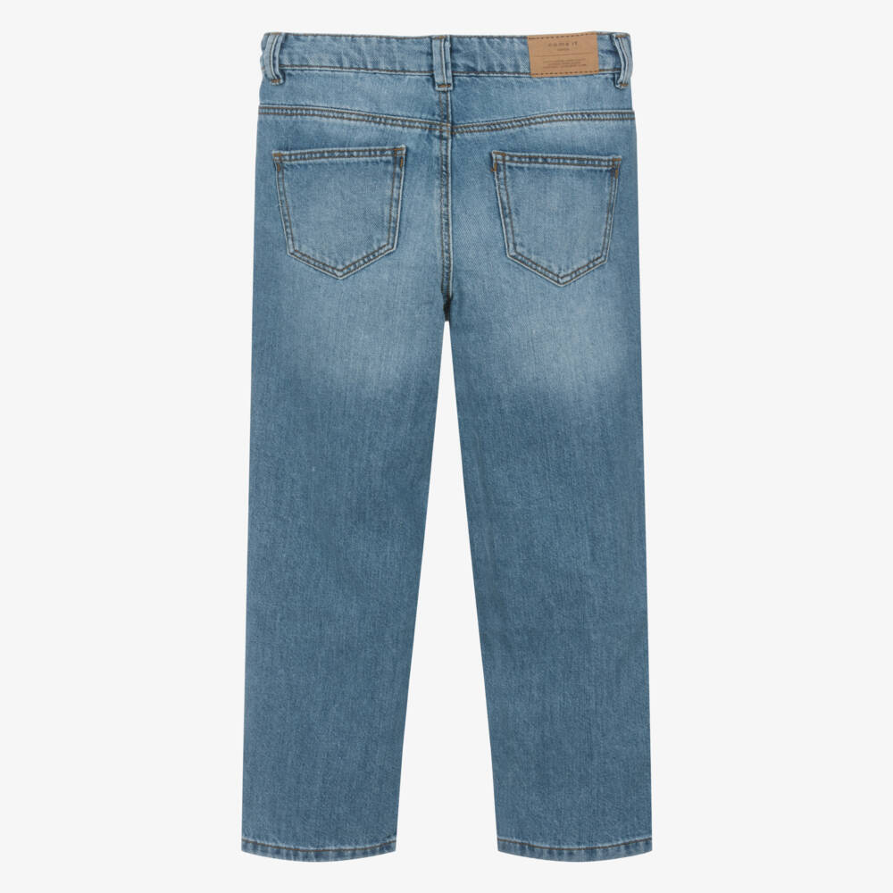 NAME IT-Girls Classic Blue Denim Trousers | Childrensalon Outlet