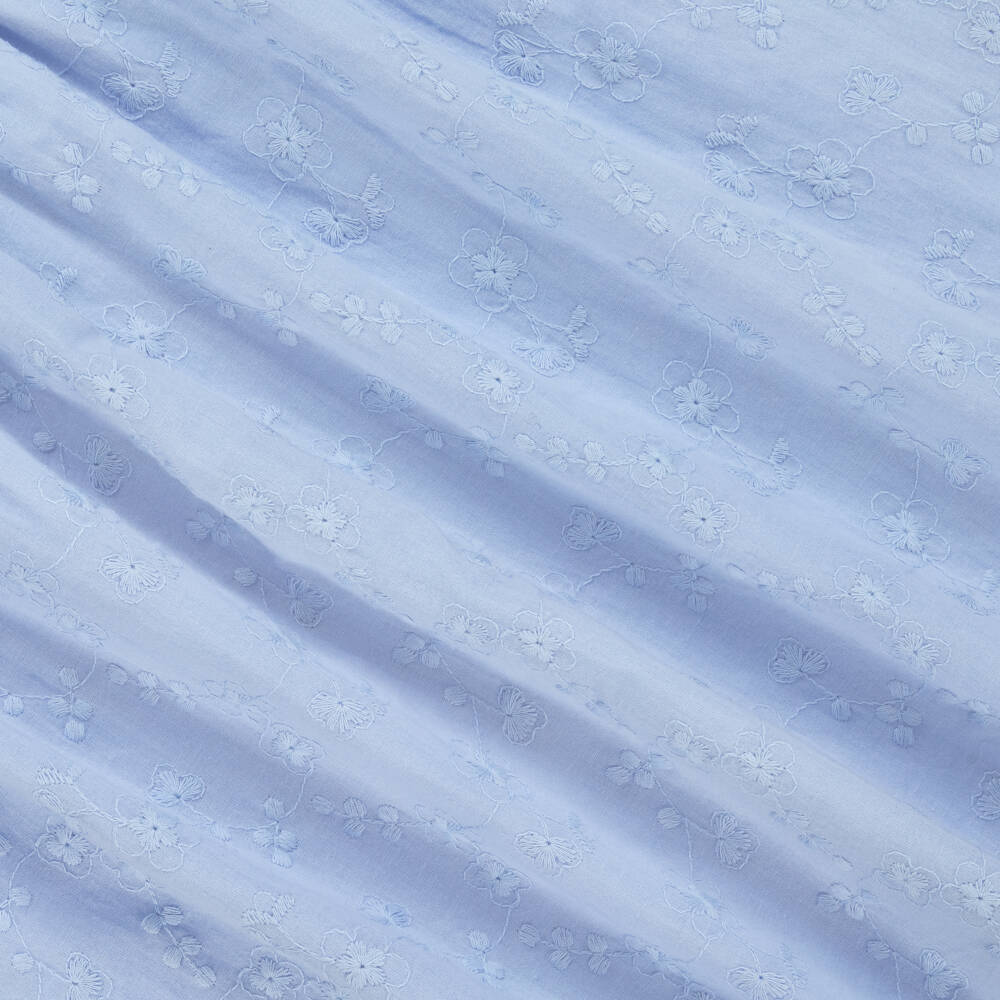 NAME IT-Girls Cornflower Embroidered Cotton Dress | Childrensalon Outlet