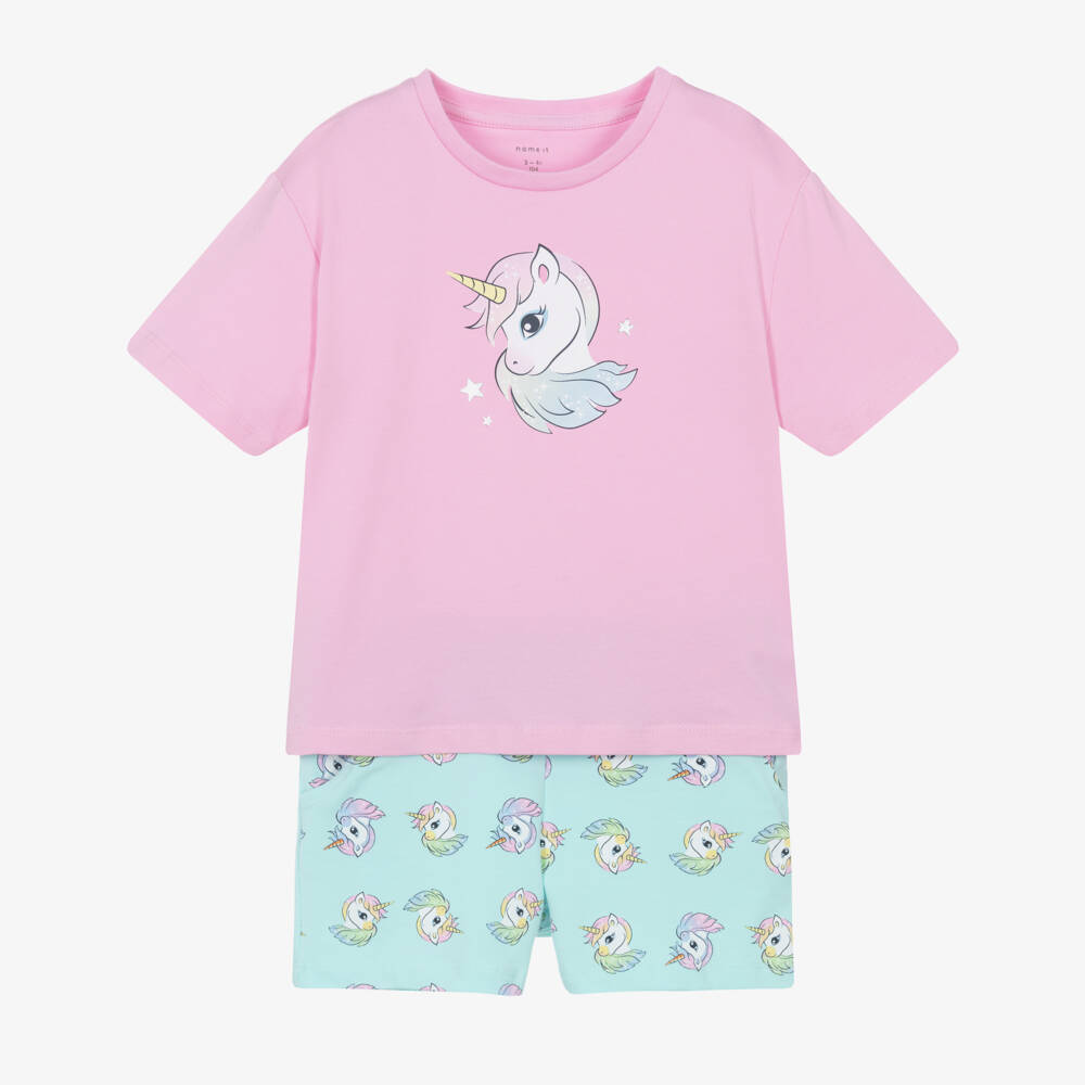 NAME IT-Комплект из хлопковых шорт для девочек в стиле фэнтези | Childrensalon Outlet