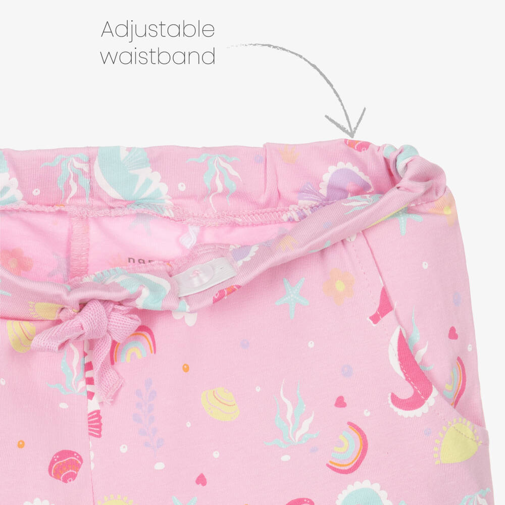 NAME IT-Girls Cotton Sea Life Shorts Ensemble | Childrensalon Outlet