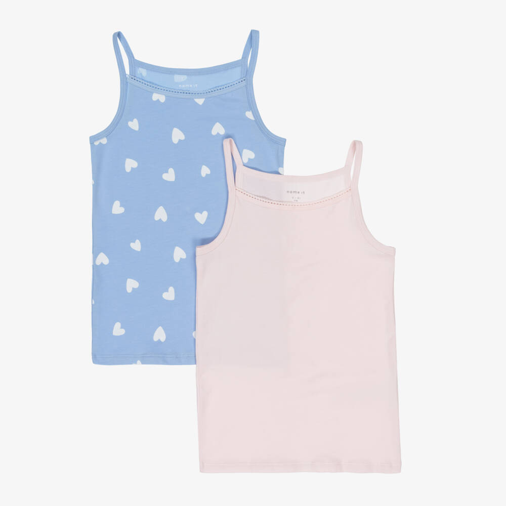 NAME IT-Girls Cozy Pastel Cotton Tanks | Childrensalon Outlet