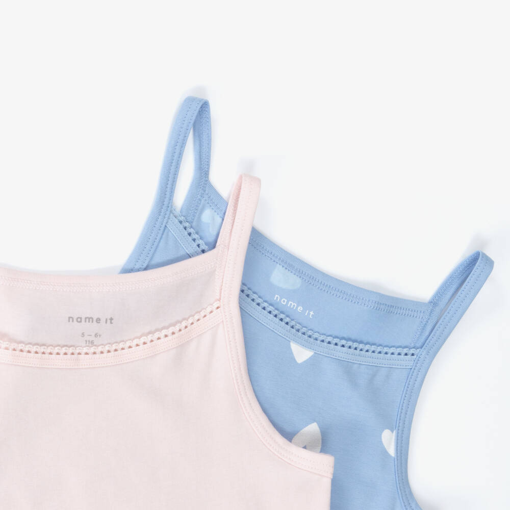NAME IT-Girls Cozy Pastel Cotton Tanks | Childrensalon Outlet