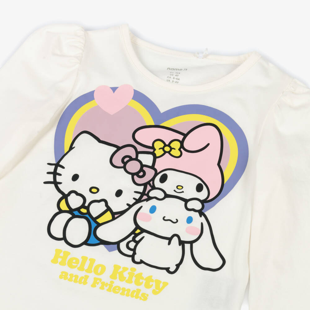 NAME IT-Кремовая футболка Hello Kitty | Childrensalon Outlet