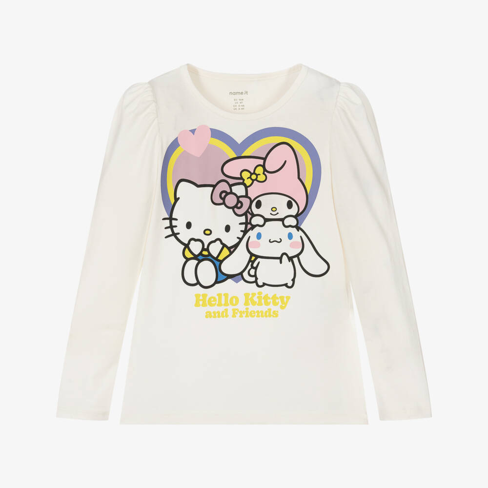 NAME IT-Кремовая футболка Hello Kitty | Childrensalon Outlet