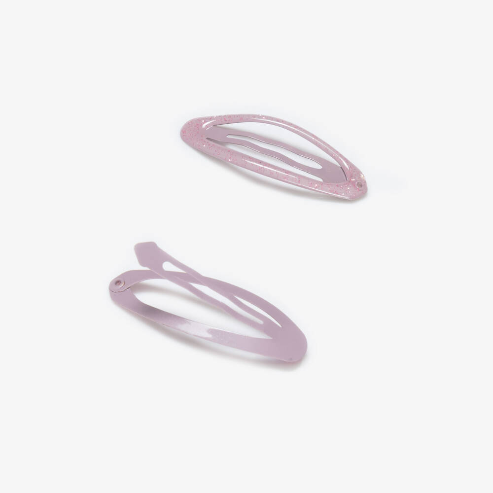 NAME IT-Girls Lilac Purple Snap Hair Clips (2 pack) | Childrensalon Outlet