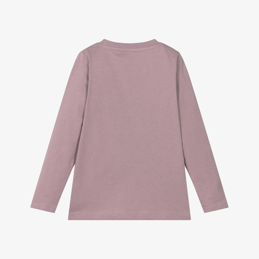 NAME IT-Girls Lilac Rainbow Long Sleeve Tee | Childrensalon Outlet