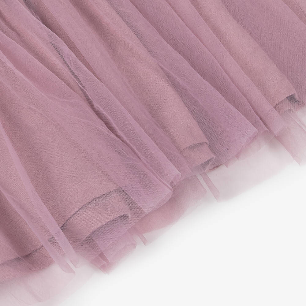 NAME IT-Girls Navy Tulle Cherry Frock | Childrensalon Outlet