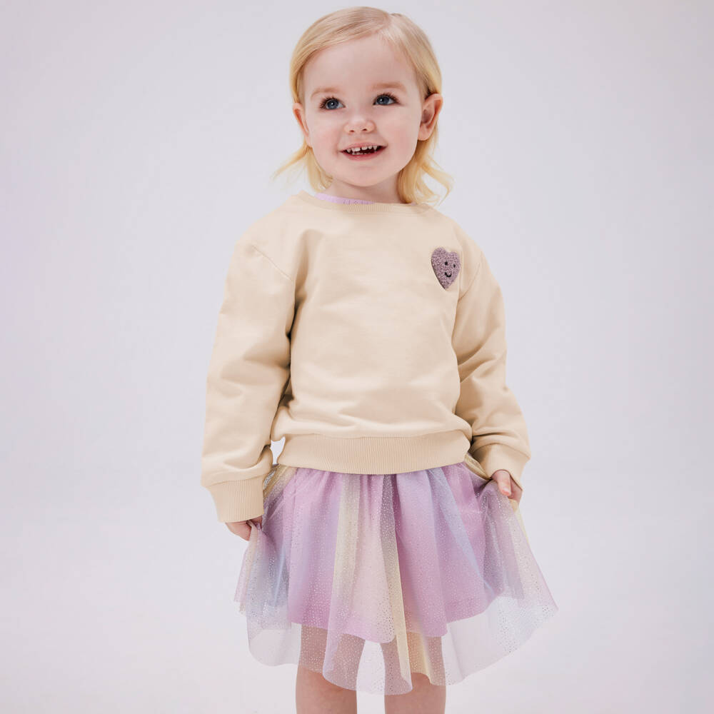 NAME IT-Girls Orchid Glitter Tulle Skirt | Childrensalon Outlet