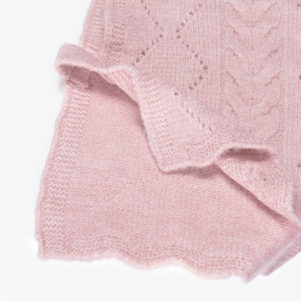 NAME IT-Girls Pale Pink Patterned Knit Slipover | Childrensalon Outlet