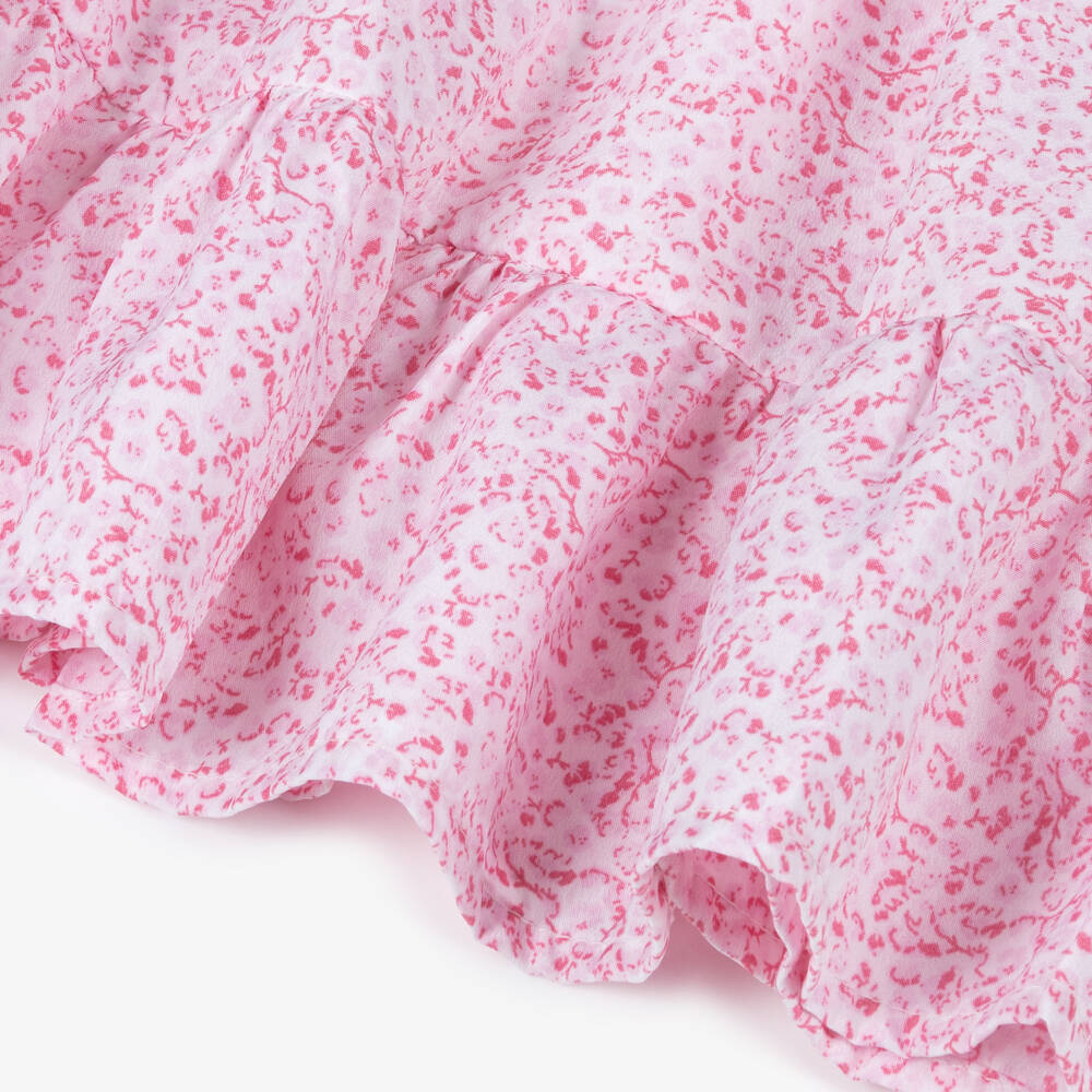 NAME IT-Girls Pastel Blossom Crêpe Frock | Childrensalon Outlet