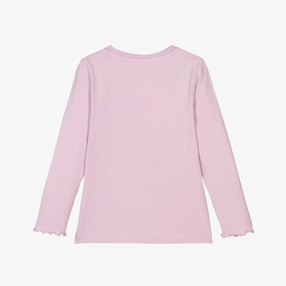 NAME IT-Girls Pink Cherry Pompom Knit Top | Childrensalon Outlet