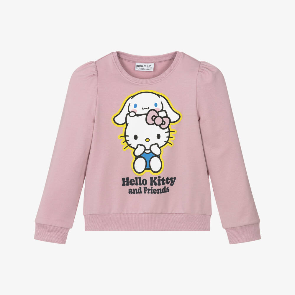 NAME IT-Розовый свитшот Hello Kitty для девочек | Childrensalon Outlet