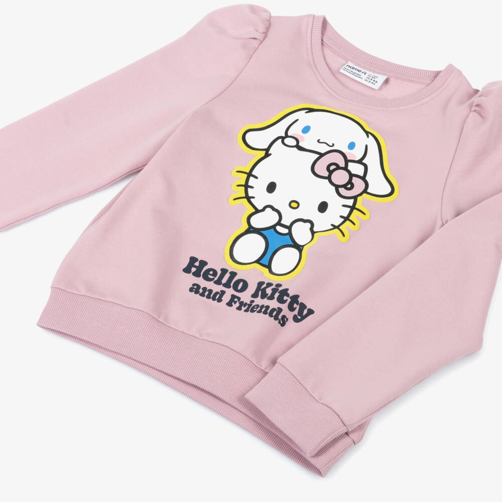 NAME IT-Розовый свитшот Hello Kitty для девочек | Childrensalon Outlet
