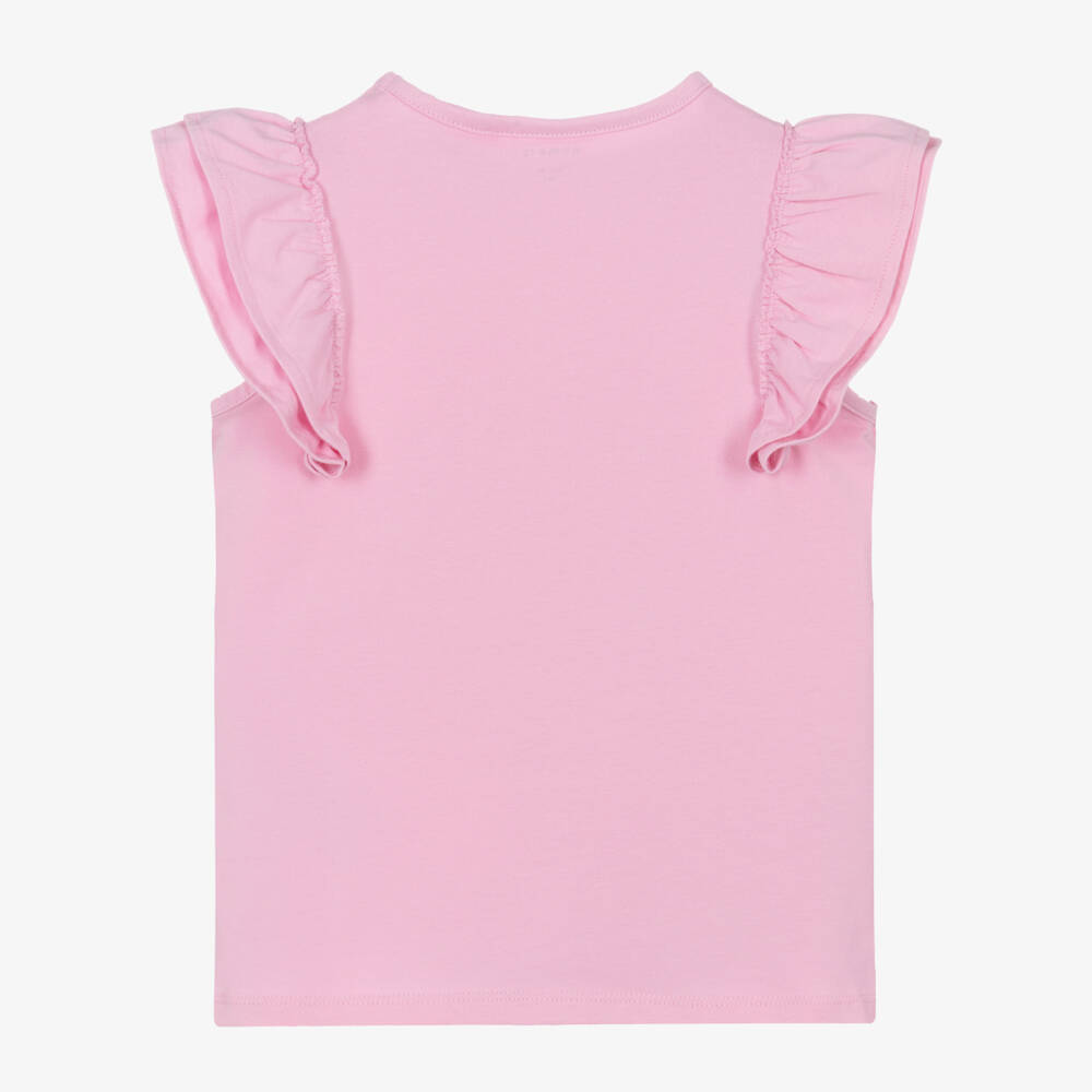 NAME IT-Girls Pink Unicorn Ruffle Tee | Childrensalon Outlet
