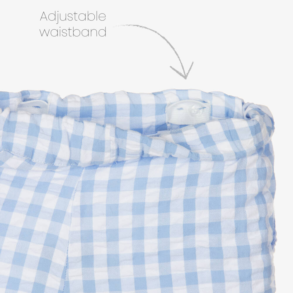 NAME IT-Girls Sky Check Seersucker Pants | Childrensalon Outlet