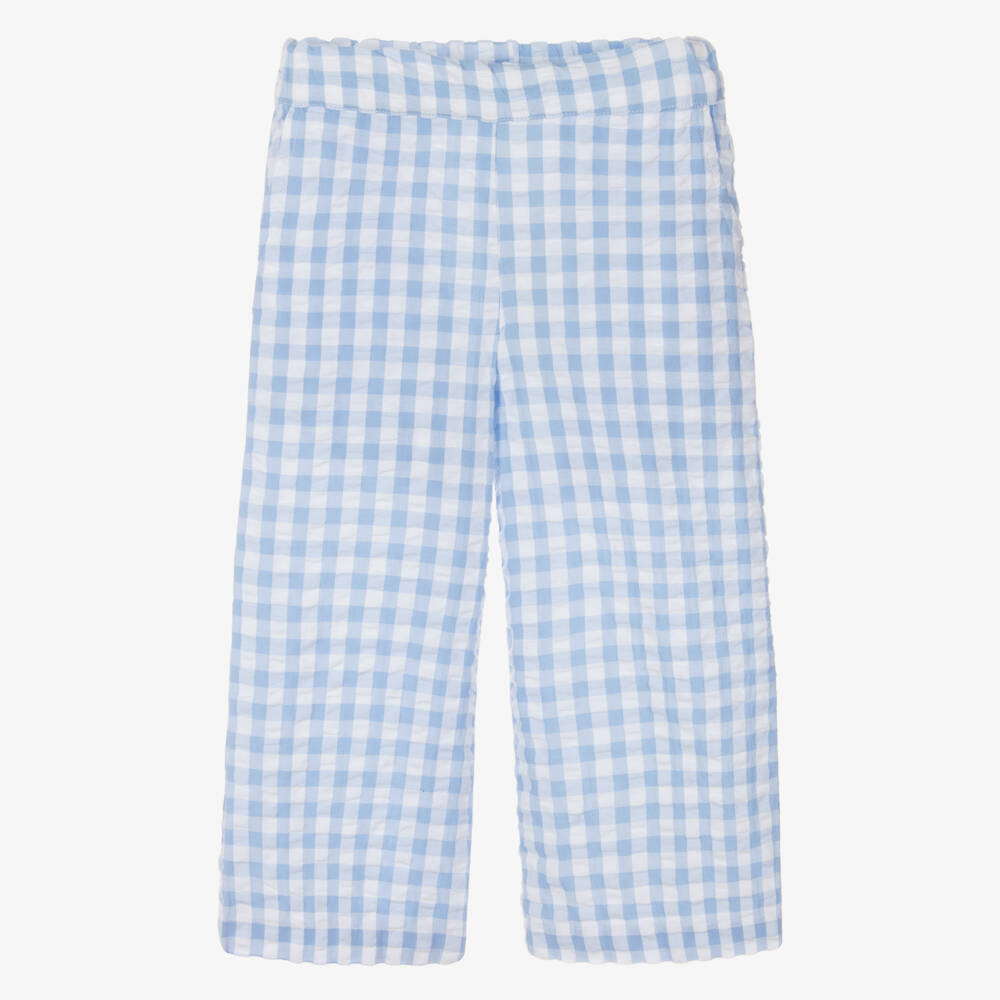 NAME IT-Girls Sky Check Seersucker Pants | Childrensalon Outlet