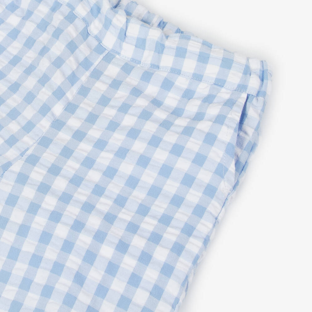 NAME IT-Girls Sky Check Seersucker Pants | Childrensalon Outlet