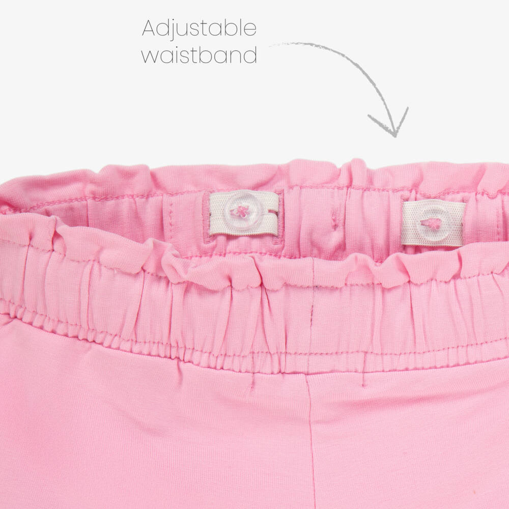 NAME IT-Girls Soft Pink Ruffled Shorts | Childrensalon Outlet