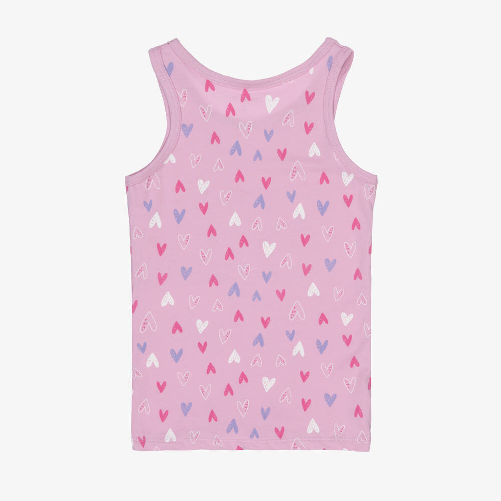 نيم إت-طقم تانك توأم ناعم وردي للبنات | Childrensalon Outlet