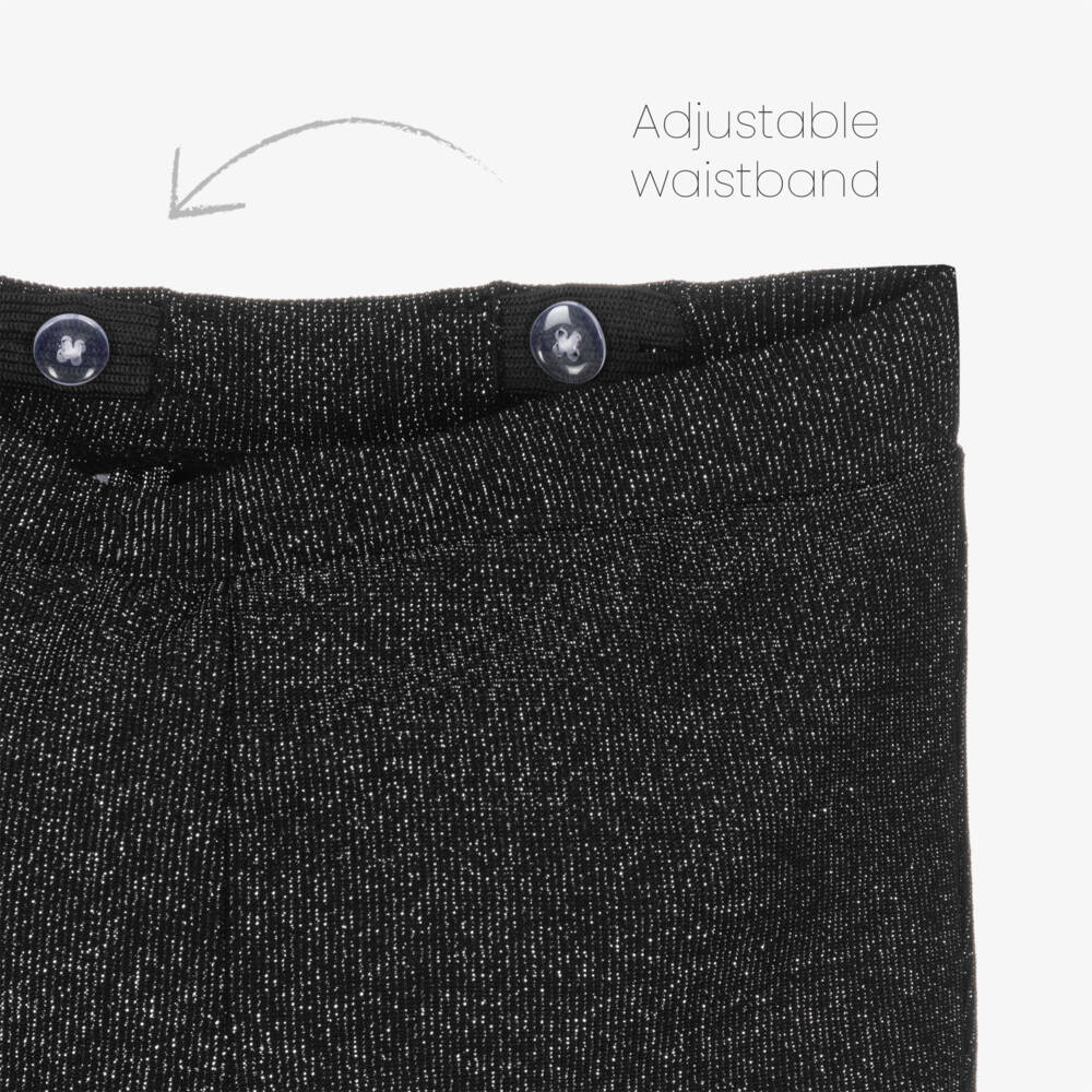 NAME IT-بنطلون أسود لامع للبنات | Childrensalon Outlet