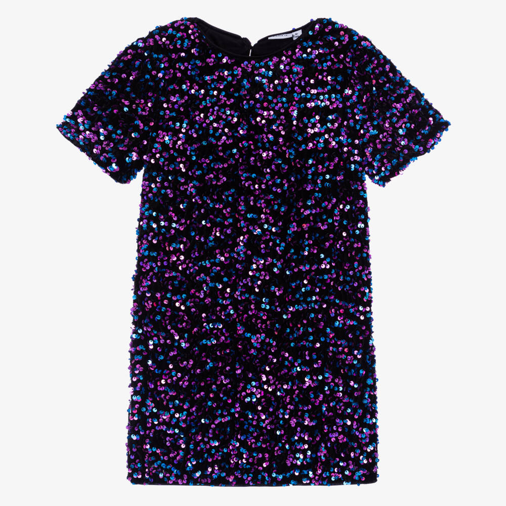 NAME IT-Girls Sparkling Velour Sequin Ensemble | Childrensalon Outlet