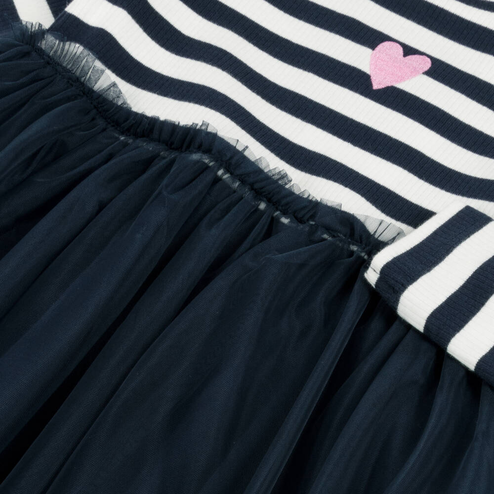 NAME IT-Girls Striped Jersey & Tulle Delight | Childrensalon Outlet