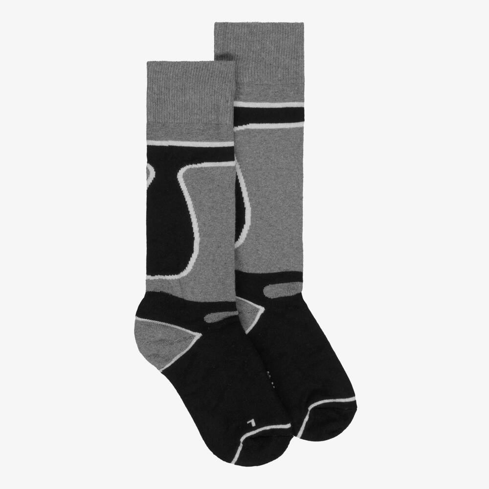 NAME IT-Grey & Black Technical Ski Socks | Childrensalon Outlet