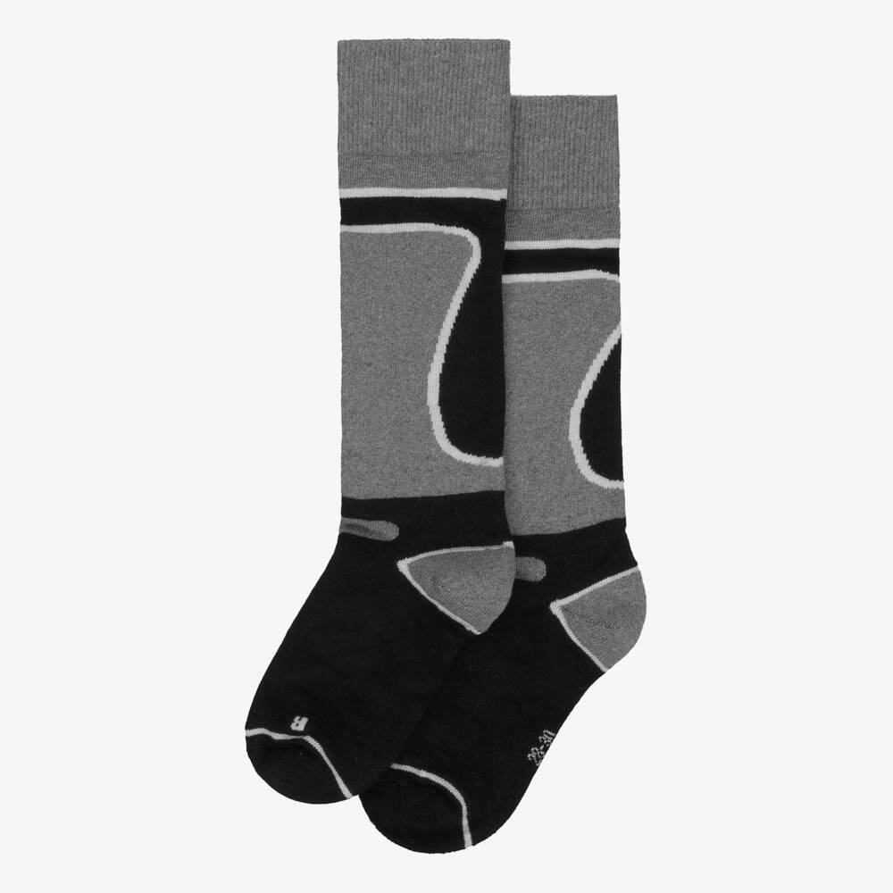 NAME IT-Grey & Black Technical Ski Socks | Childrensalon Outlet