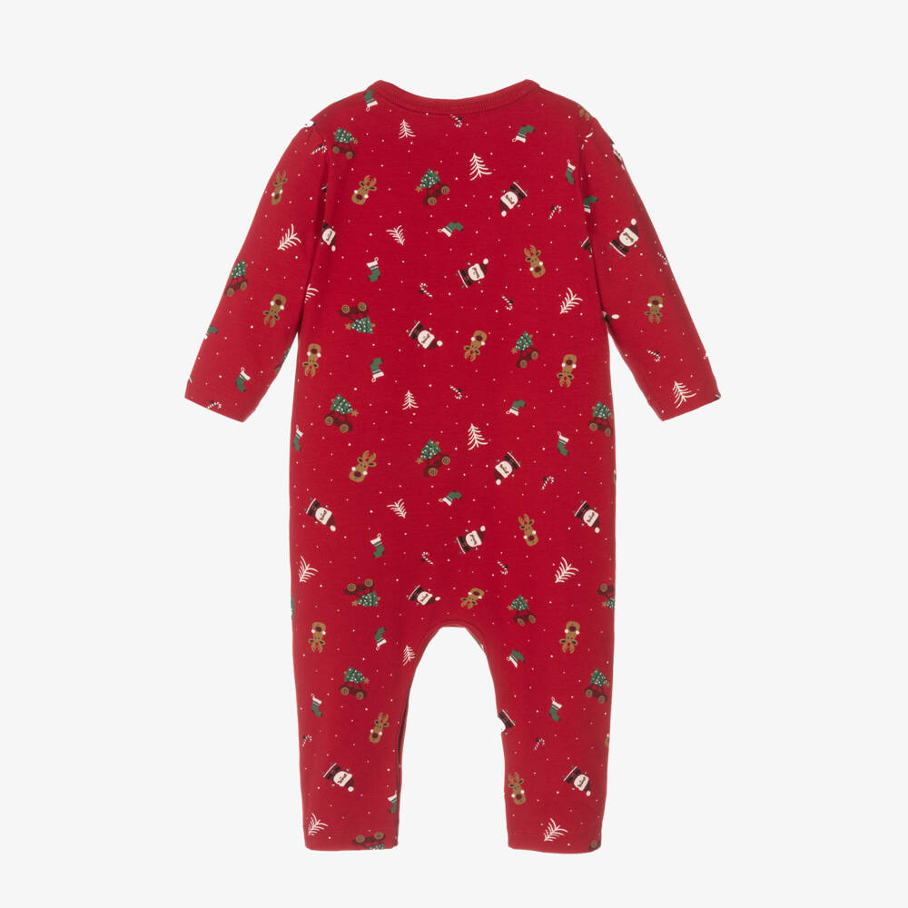 NAME IT-Infant Red Festive Babygrow | Childrensalon Outlet