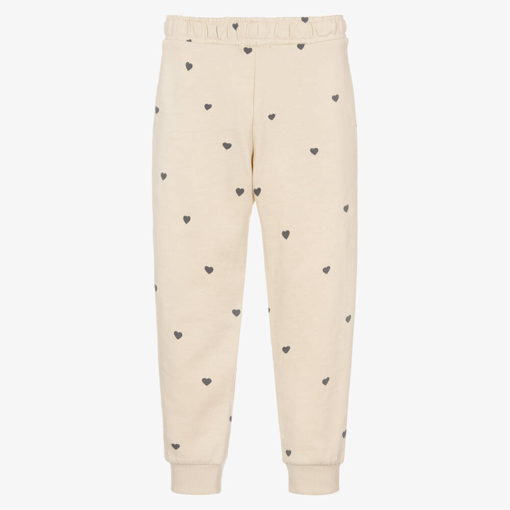 NAME IT-Ivory Heart Print Jogger | Childrensalon Outlet