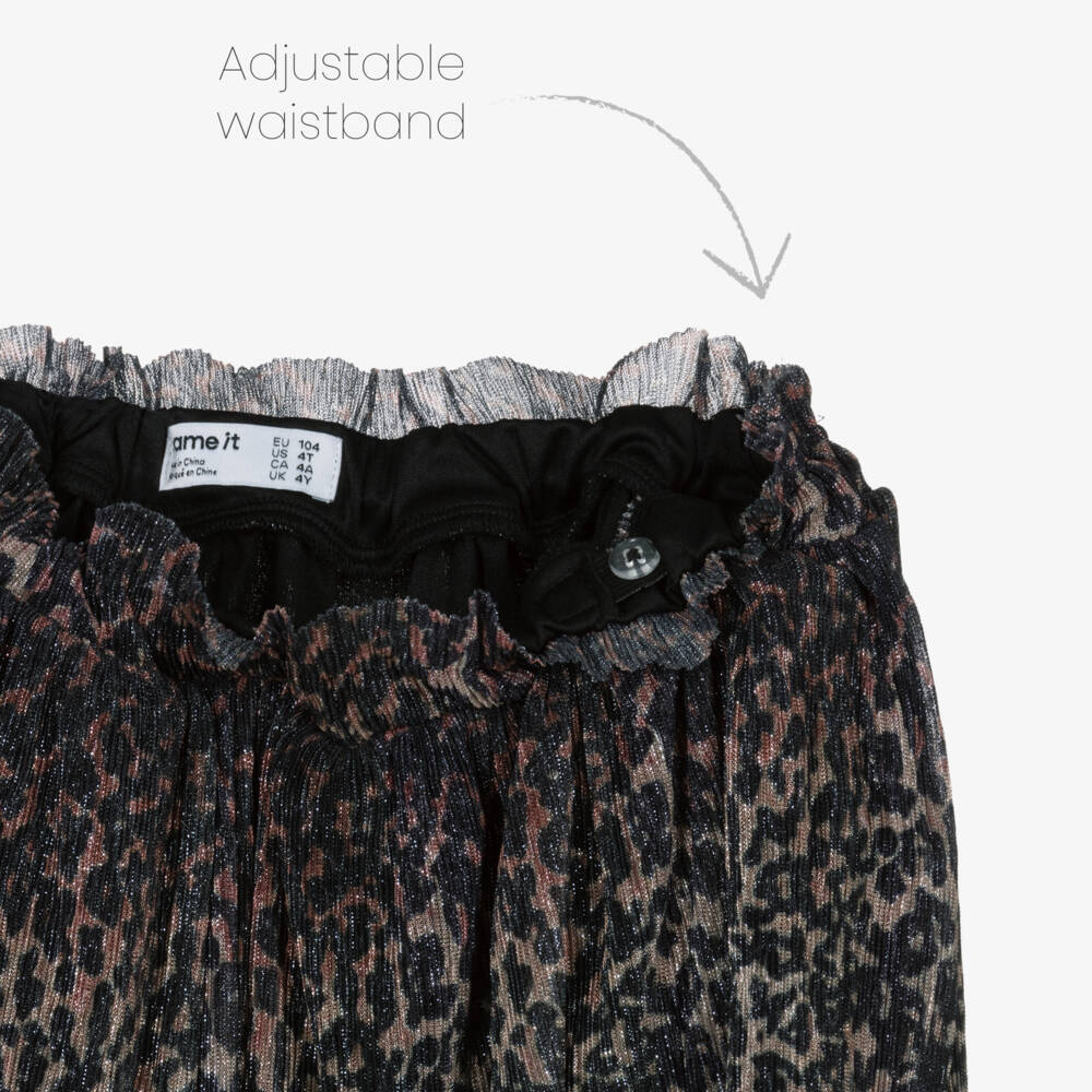NAME IT-Leopard Print Skirt | Childrensalon Outlet