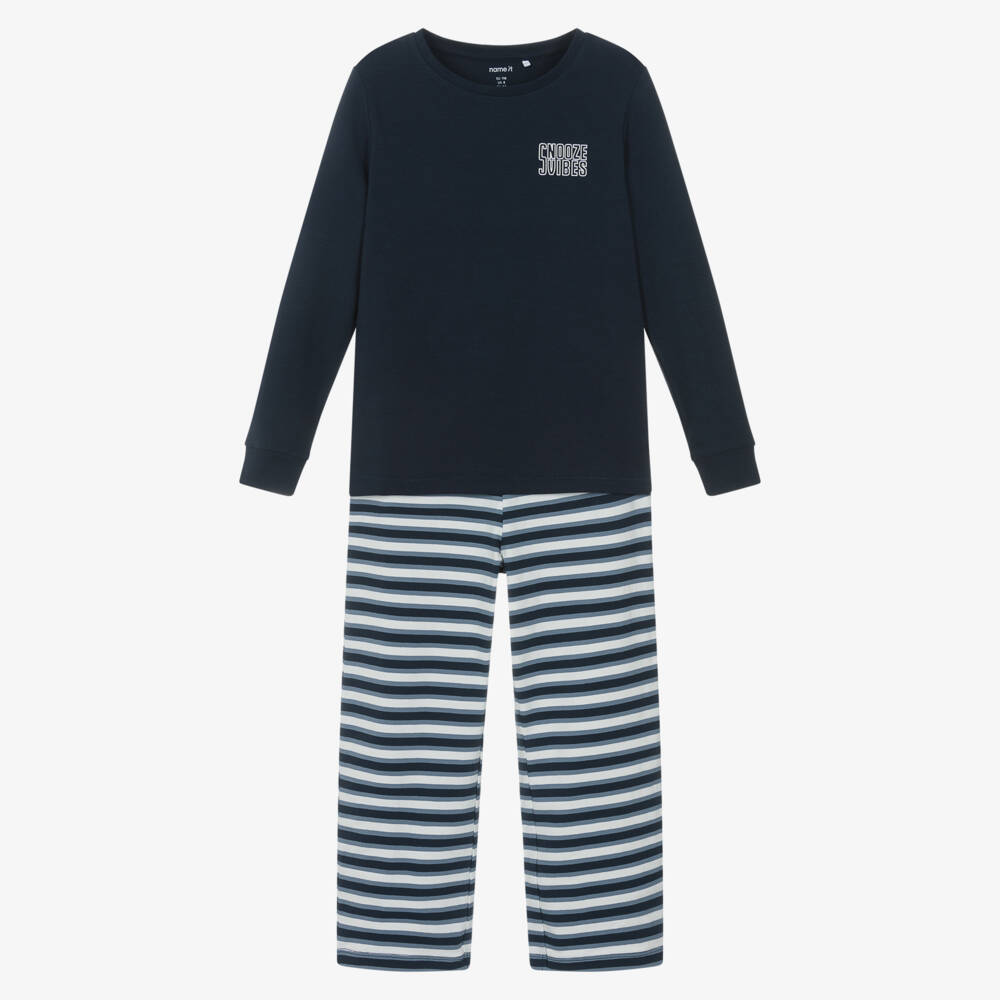 NAME IT-Navy Blue Pyjamas | Childrensalon Outlet