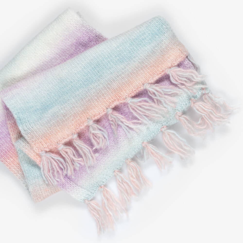 NAME IT-Pink And Multicolour Pastel Scarf | Childrensalon Outlet