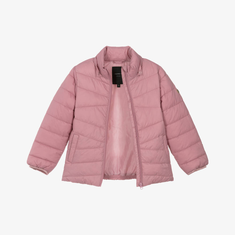 NAME IT-Pink Puffer Jacket | Childrensalon Outlet