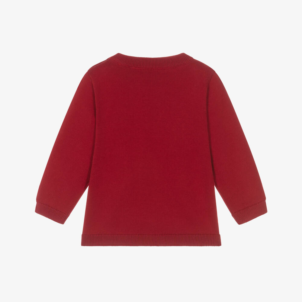 NAME IT-Red Candycane Heart Sweater | Childrensalon Outlet