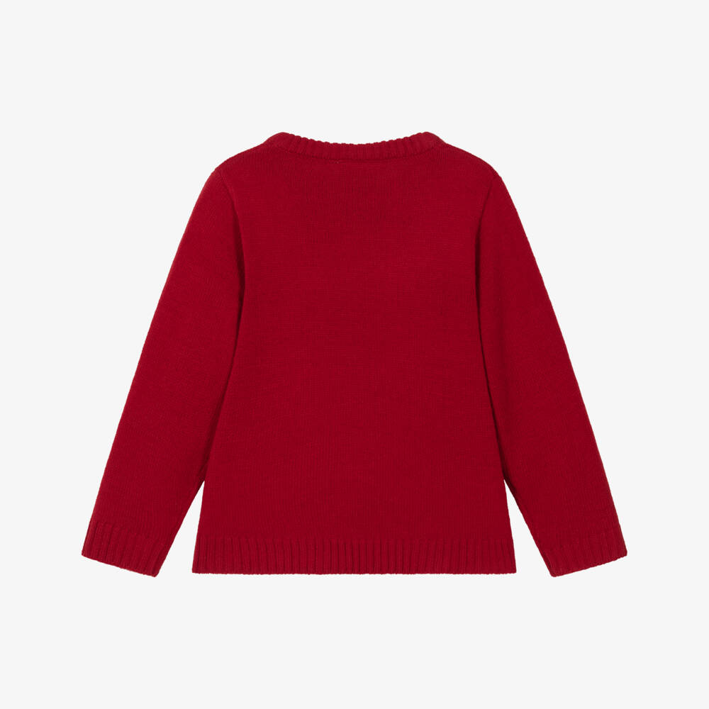NAME IT-Red Candycane Sequin Sweater | Childrensalon Outlet
