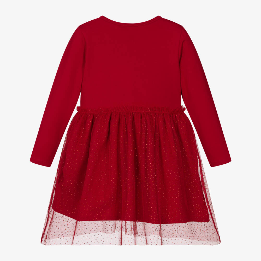 NAME IT-Red Candycane Tulle Skirt | Childrensalon Outlet