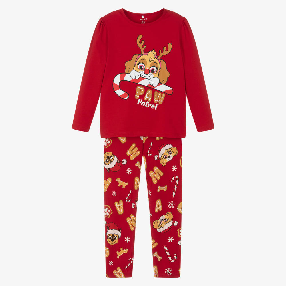 NAME IT-Red Paw Patrol Xmas Pyjama | Childrensalon Outlet