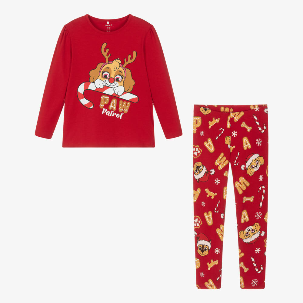 NAME IT-Red Paw Patrol Xmas Pyjama | Childrensalon Outlet