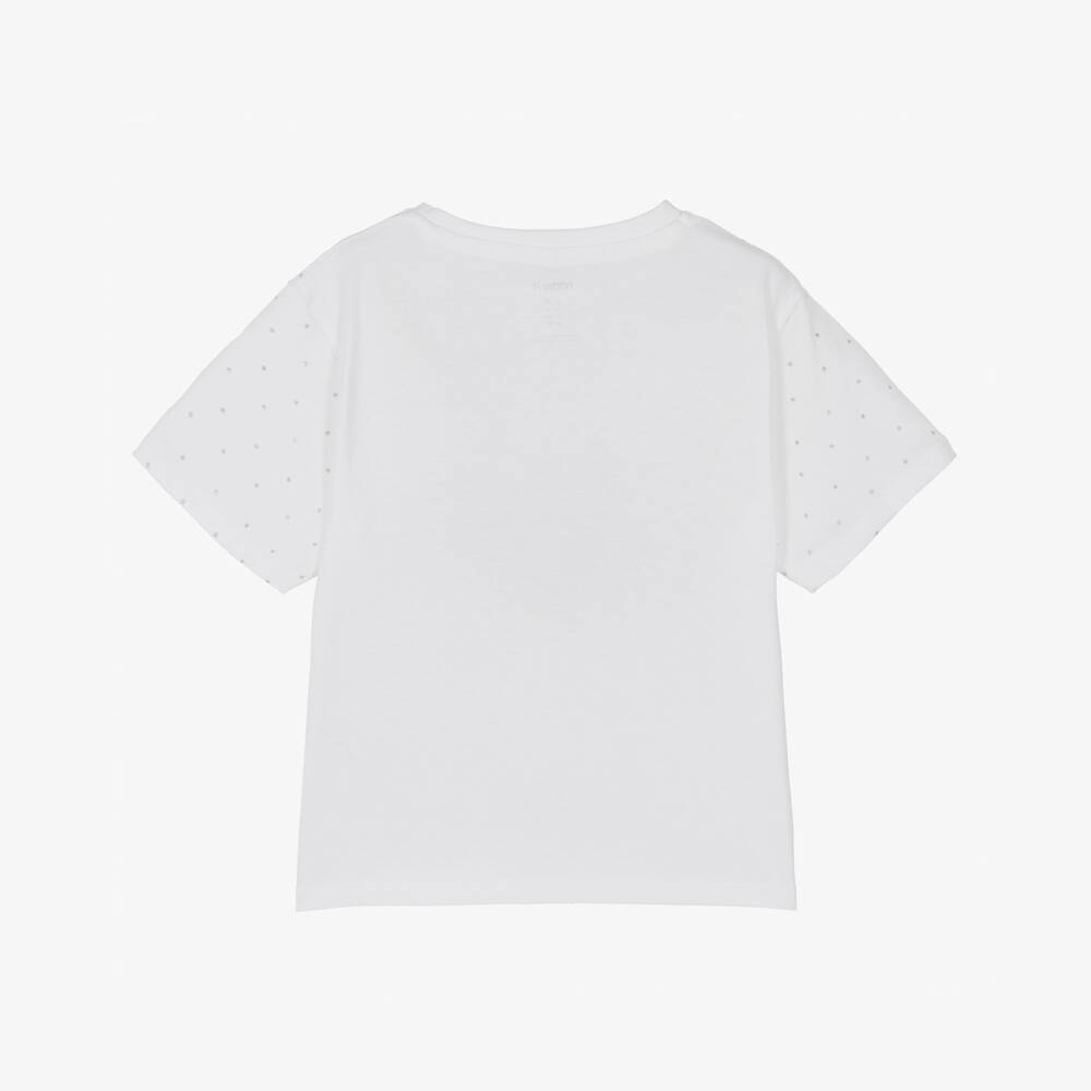 NAME IT-White Ss T-shirt | Childrensalon Outlet