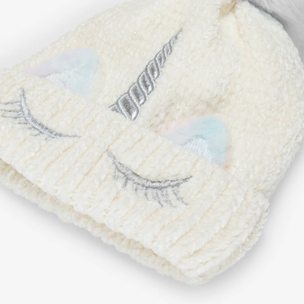 NAME IT-White Unicorn Hat | Childrensalon Outlet
