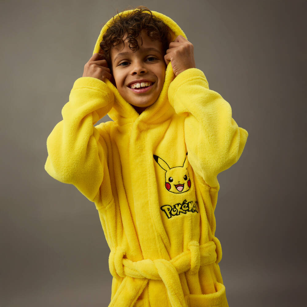 NAME IT-Yellow Pikachu Dressing Gown | Childrensalon Outlet