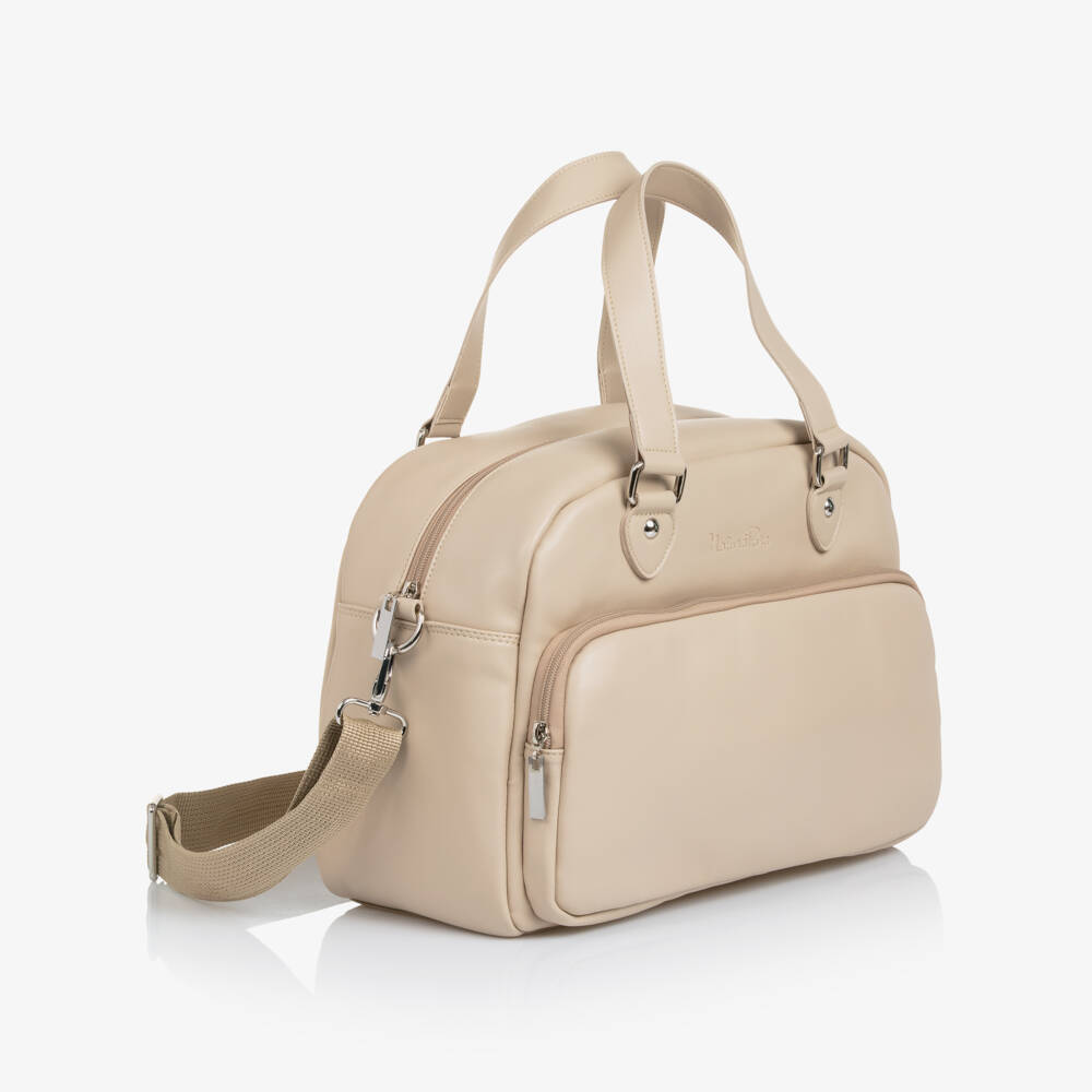 NaturaPura-Boys Taupe Nappy Bag | Childrensalon Outlet